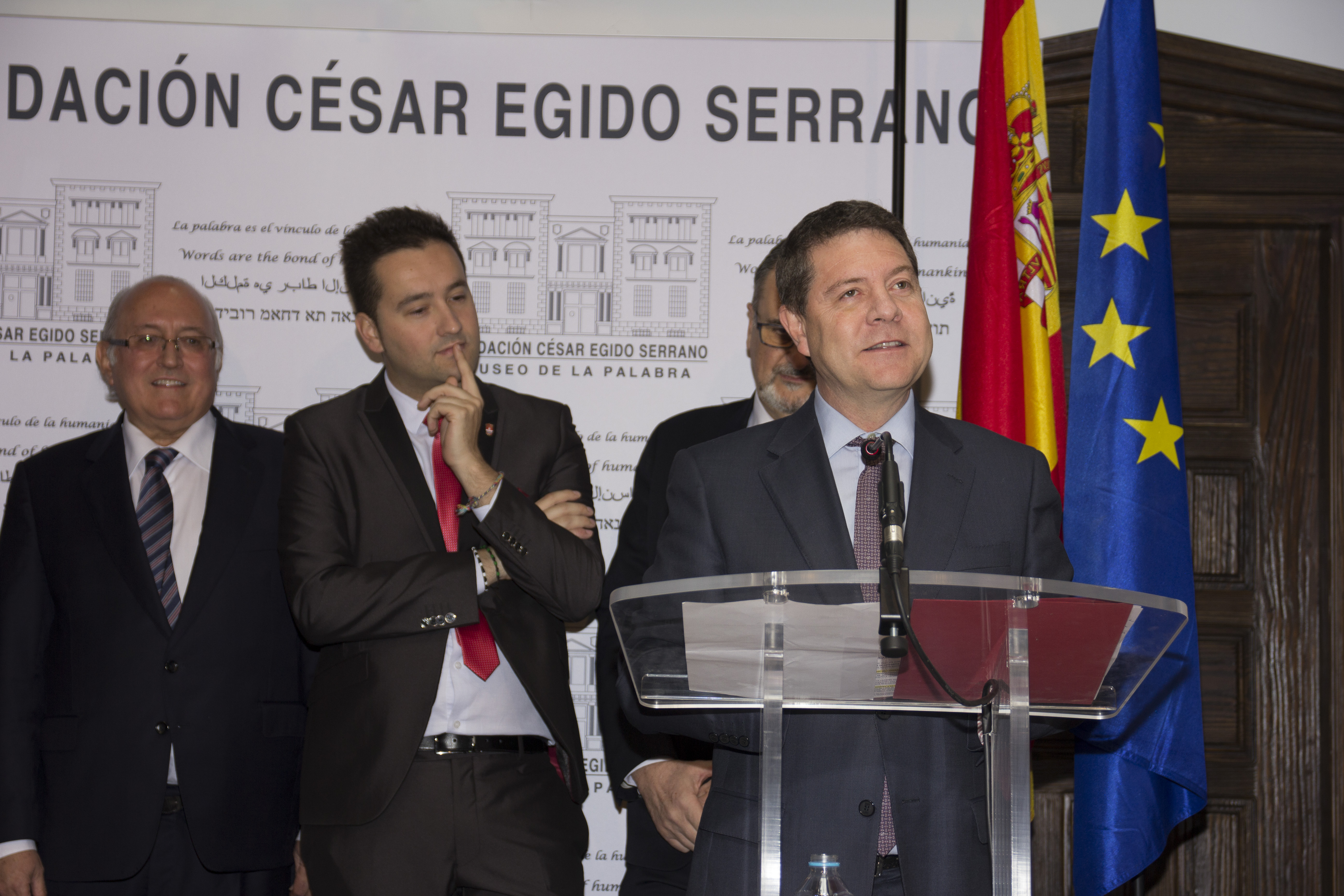 Palabras de D. Emiliano García-Page durante el Acto de nombramiento como Presidente de Honor de la Fundación César Egido Serrano.