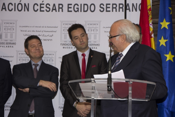 Emiliano García-Page ha sido nombrado Presidente de Honor de la Fundación César Egido Serrano.