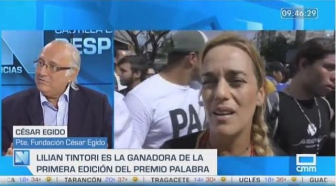 Mr. César Egido in "Castilla la Mancha Despierta"