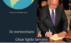 In memory of César Egido Serrano